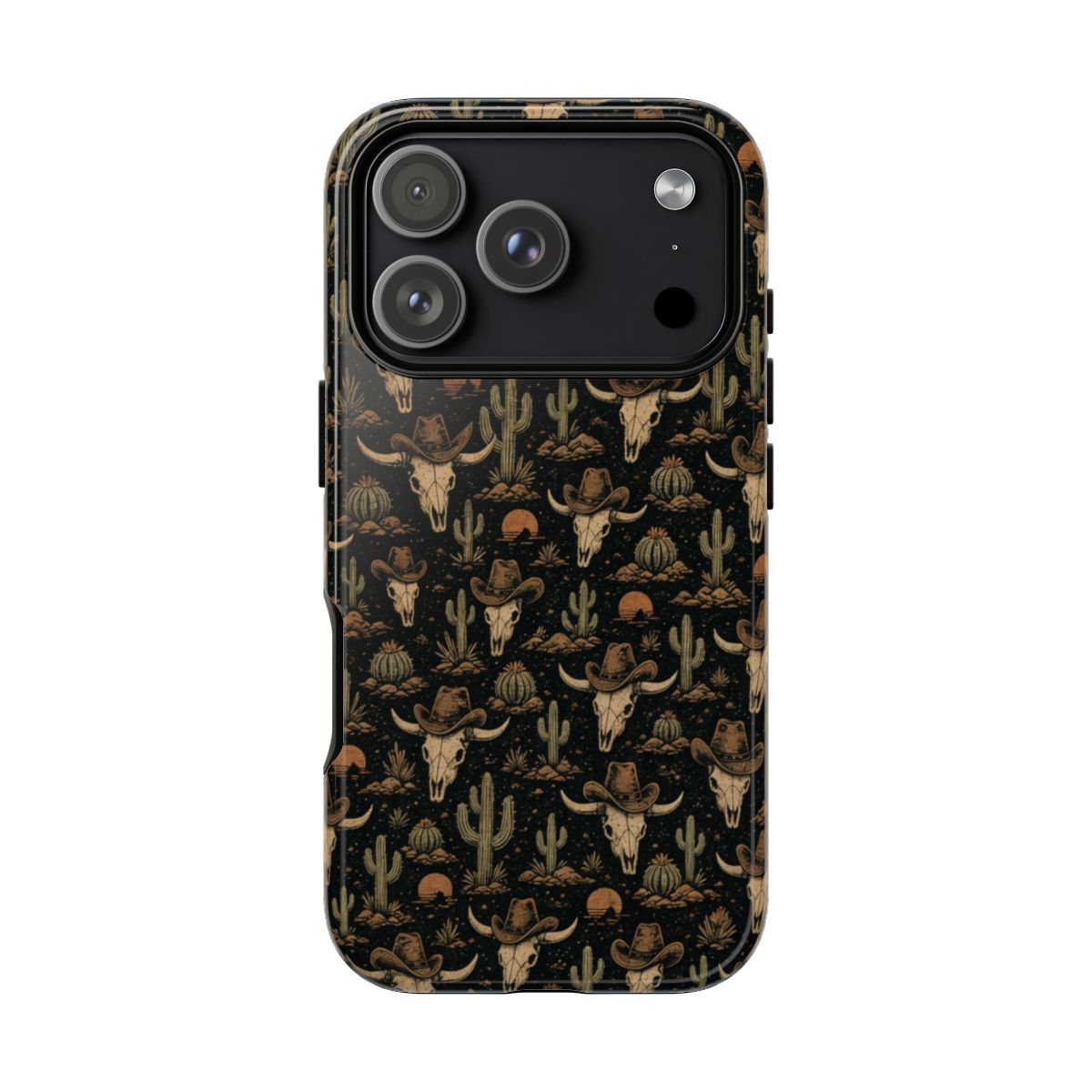 Cowboy Steer Skull Tough Case - iPhone 18 Pro