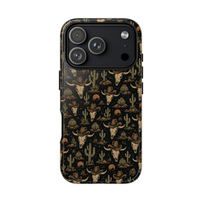 Cowboy Steer Skull Tough Case - iPhone 18 Pro