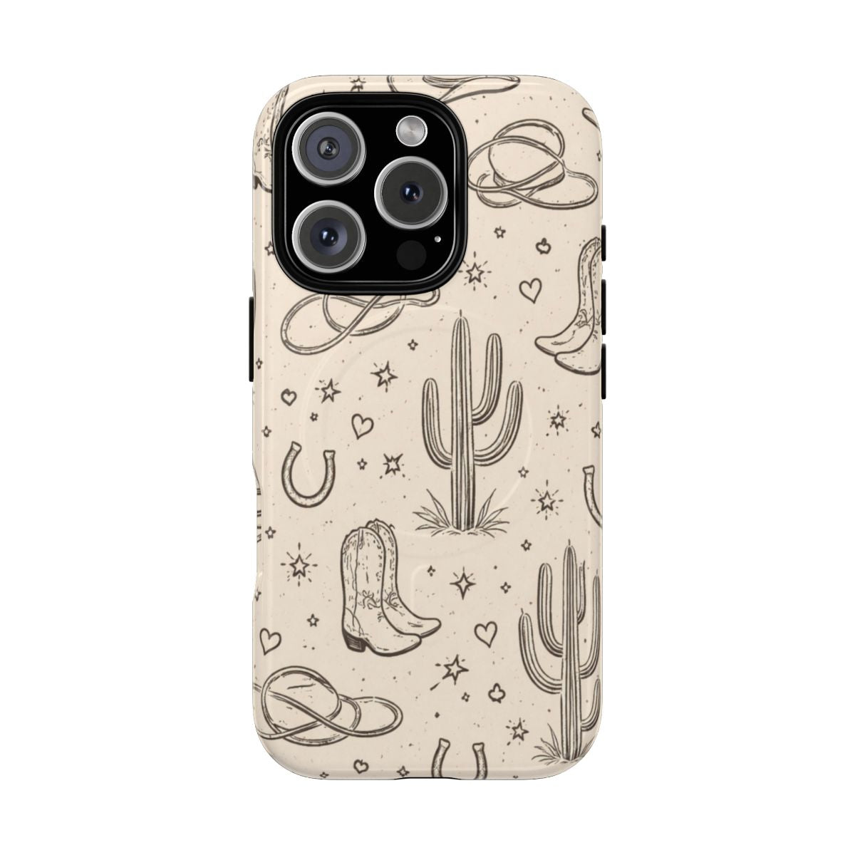 Cowgirl Doodles Magnetic Case