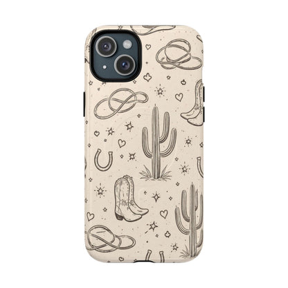 Cowgirl Doodles Magnetic Case