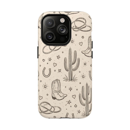 Cowgirl Doodles Magnetic Case