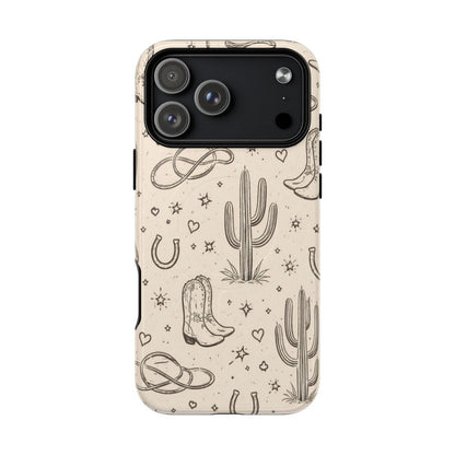 Cowgirl Doodles Magnetic Case