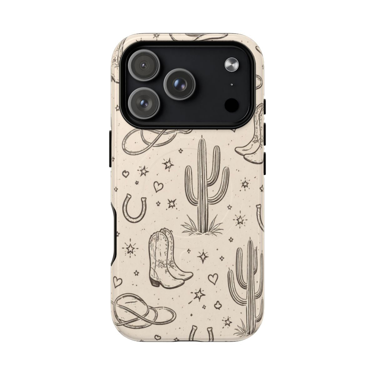 Cowgirl Doodles Magnetic Case