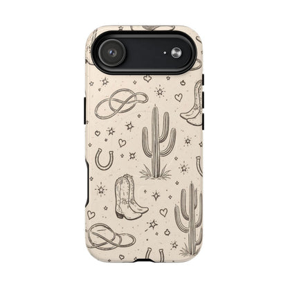 Cowgirl Doodles Magnetic Case