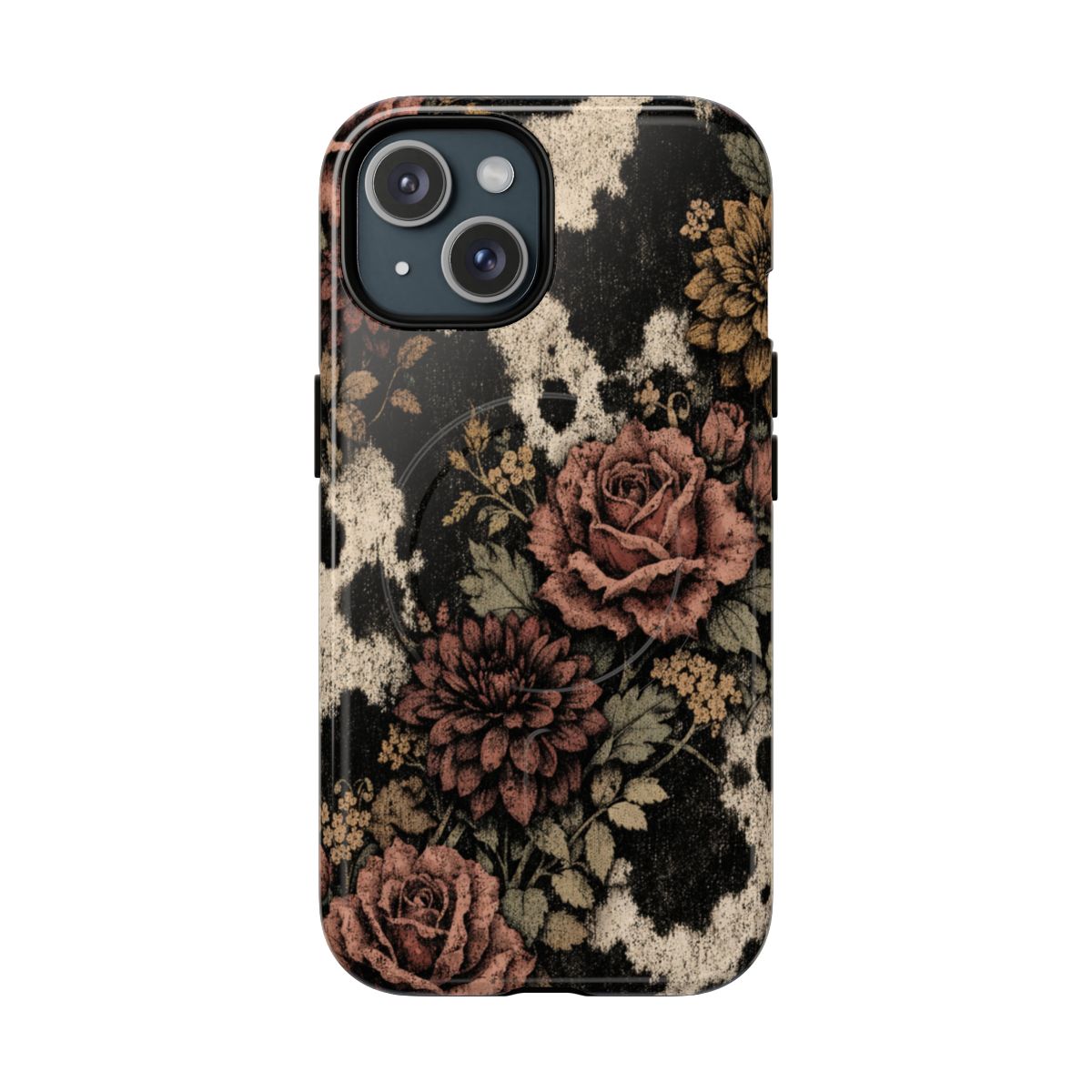 Cowhide Bloom Magnetic Case