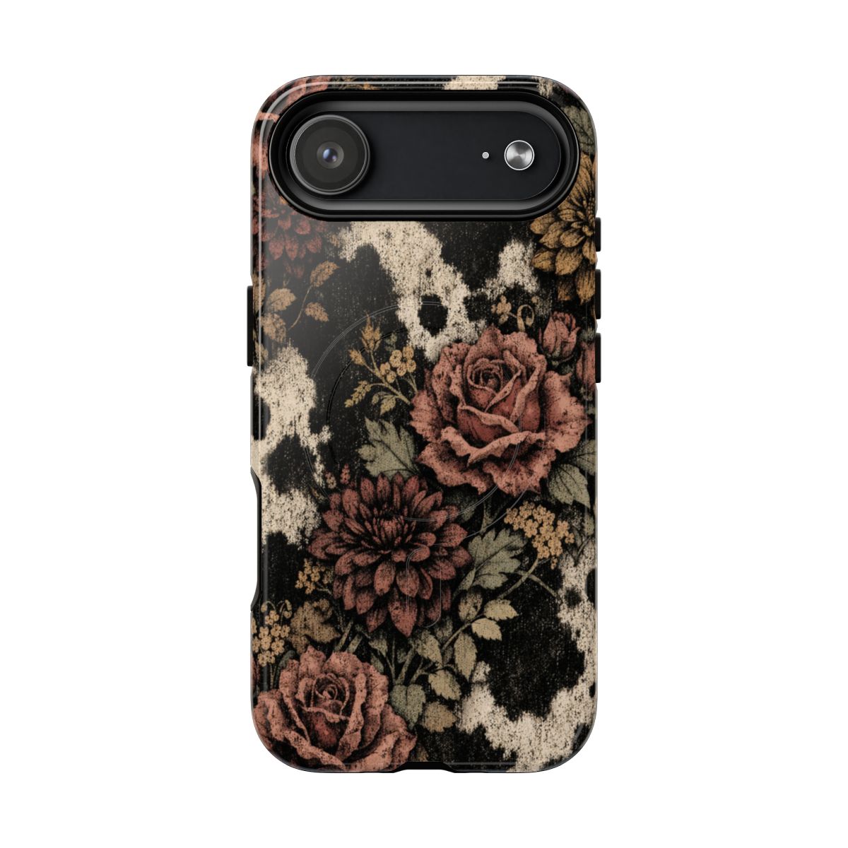 Cowhide Bloom Magnetic Case