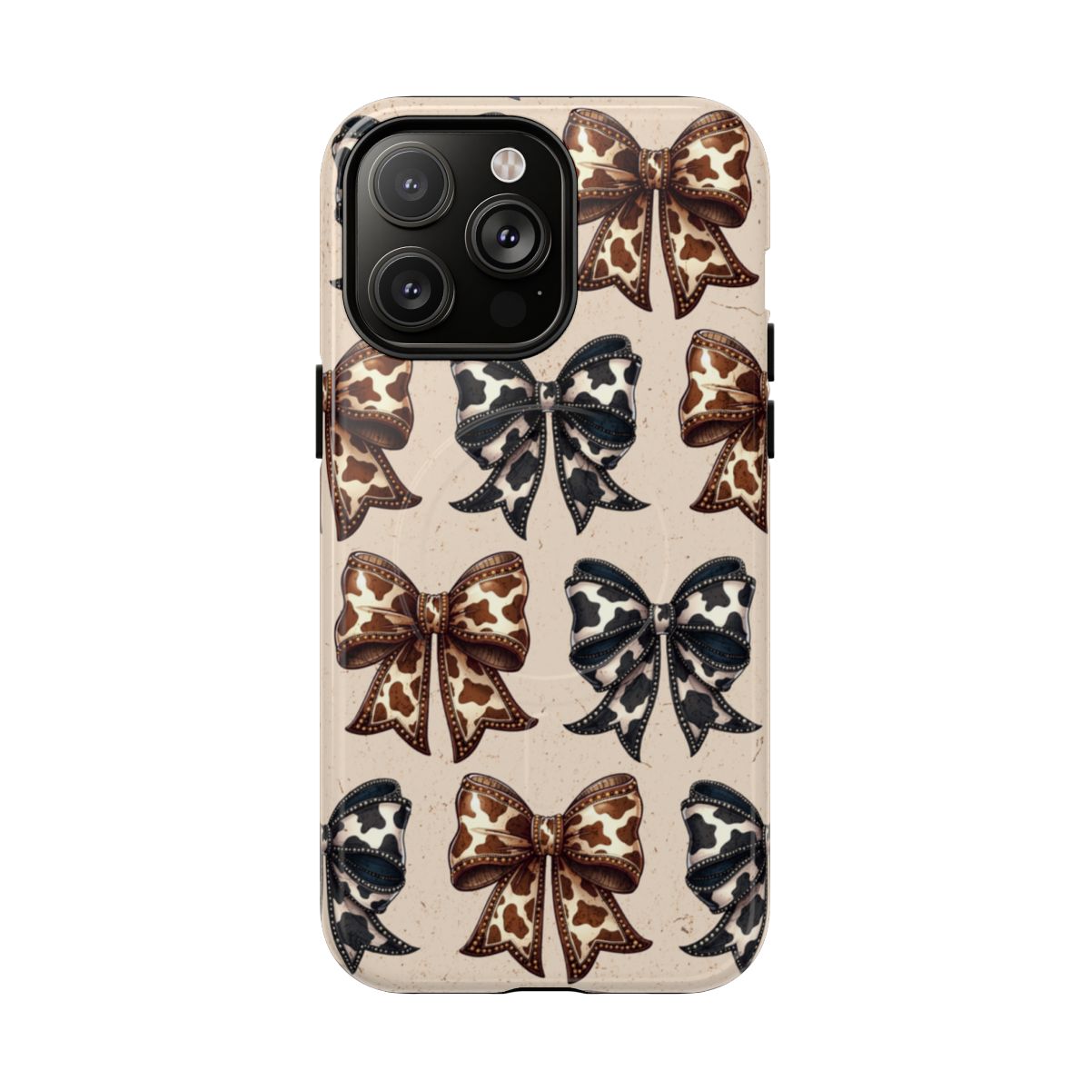 Cowhide Bows Magnetic Case