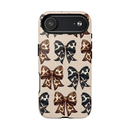 Cowhide Bows Magnetic Case