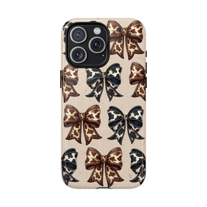 Cowhide Bows Magnetic Case