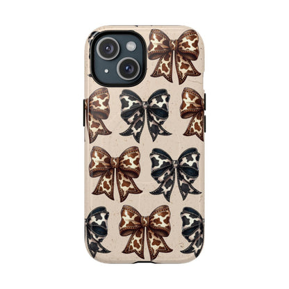 Cowhide Bows Magnetic Case