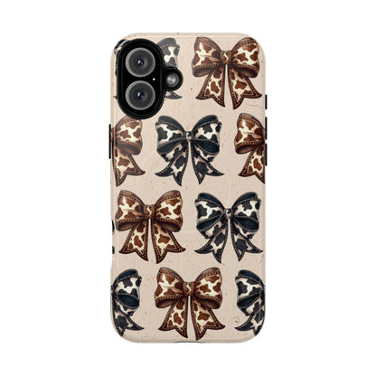 Cowhide Bows Magnetic Case