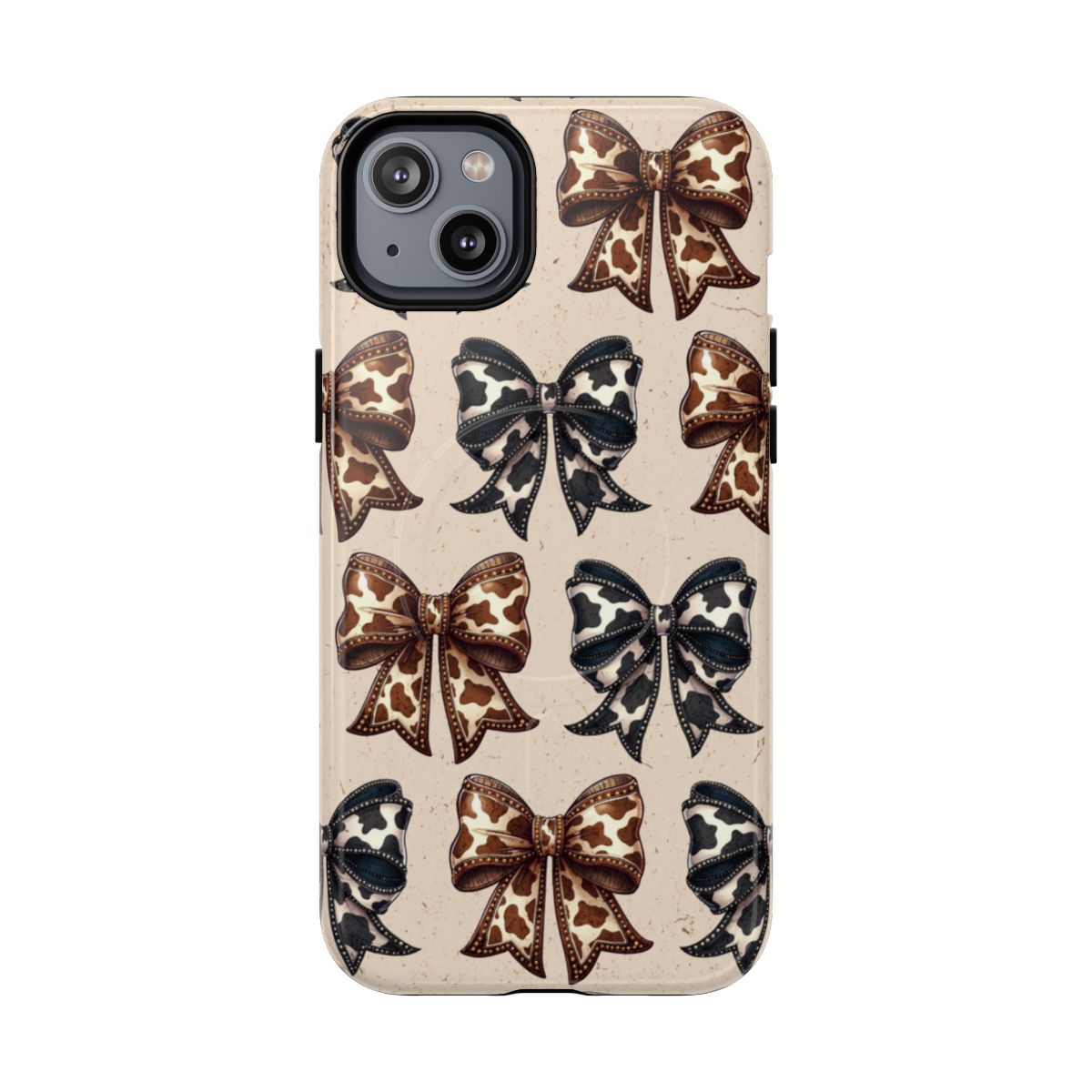 Cowhide Bows Magnetic Case