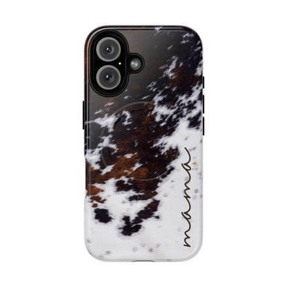 Cowhide Mama Magnetic Case