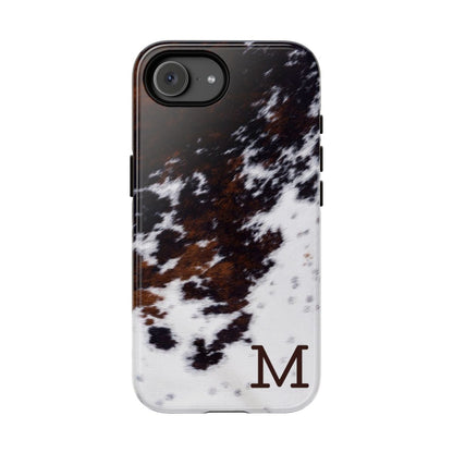 Cowhide Monogram Tough Case - iPhone 16e