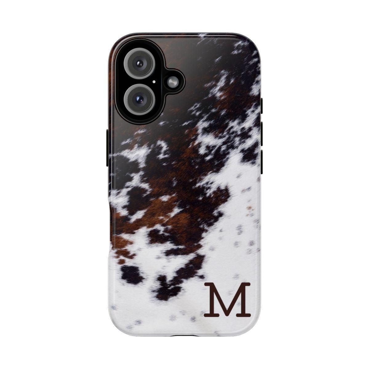 Cowhide Monogram Tough Case