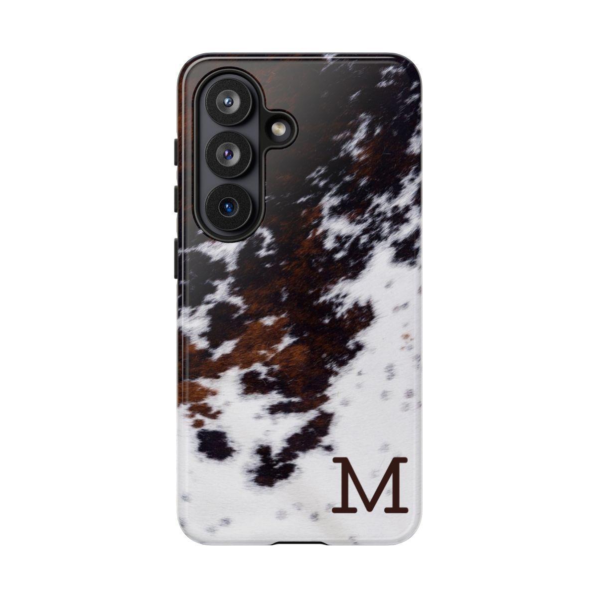 Cowhide Monogram Tough Case