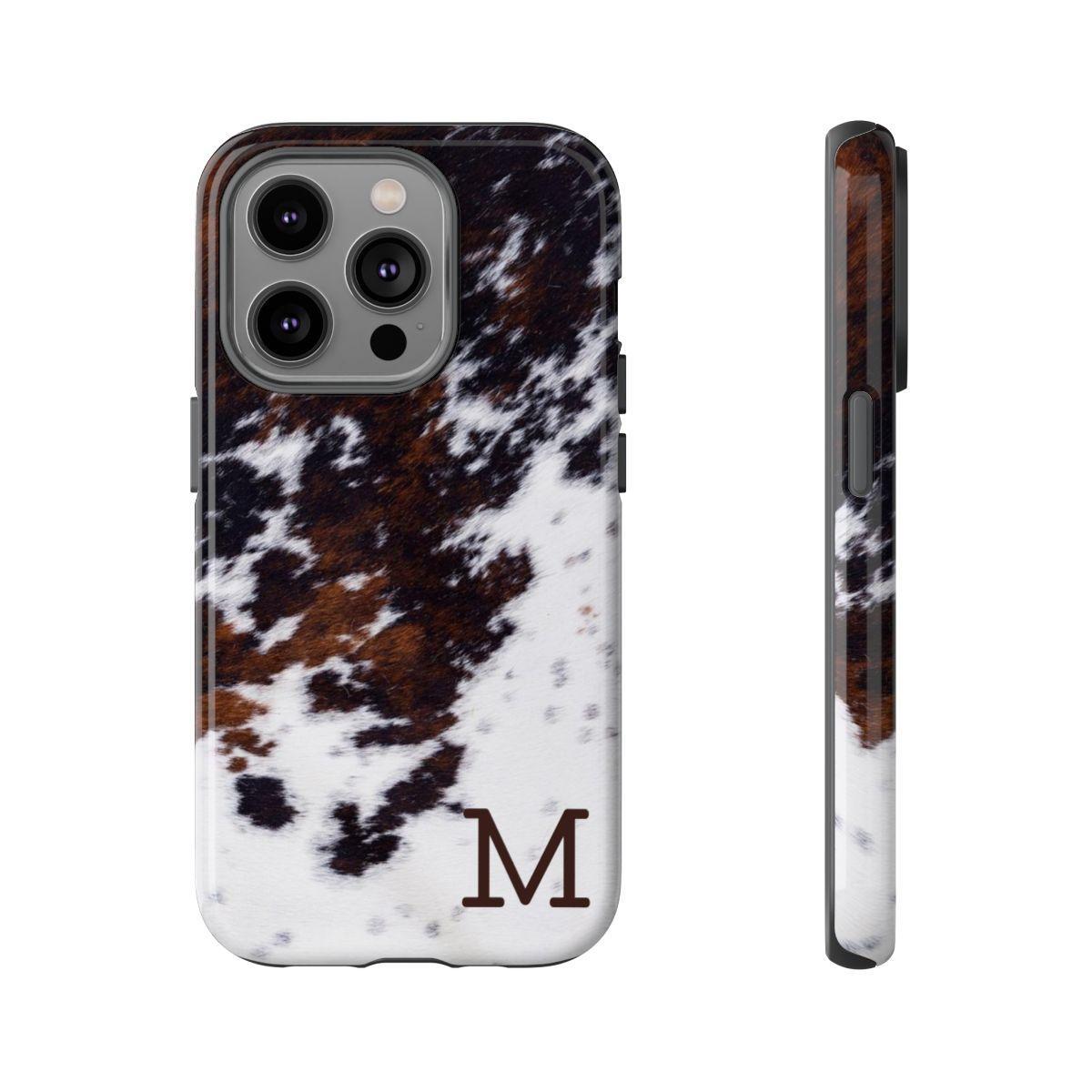 Cowhide Monogram Tough Case