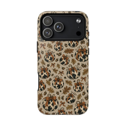 Cowhide Pumpkin Bows Magnetic Case - iPhone 18 Pro Max