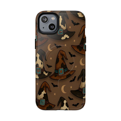Cowhide Witch Hats Magnetic Case