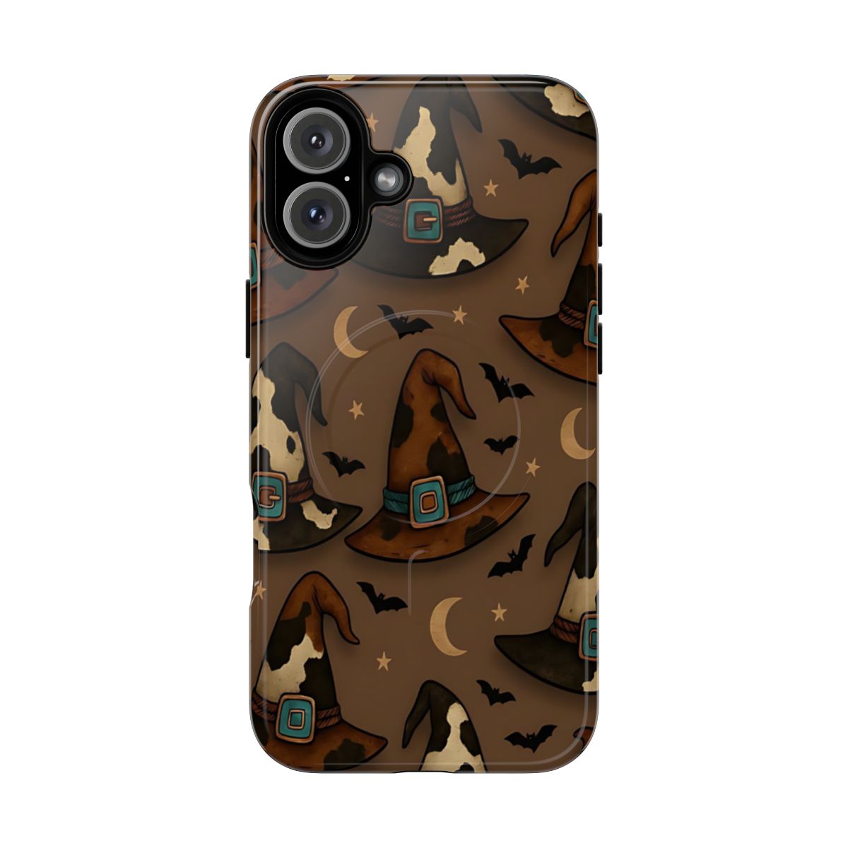 Cowhide Witch Hats Magnetic Case