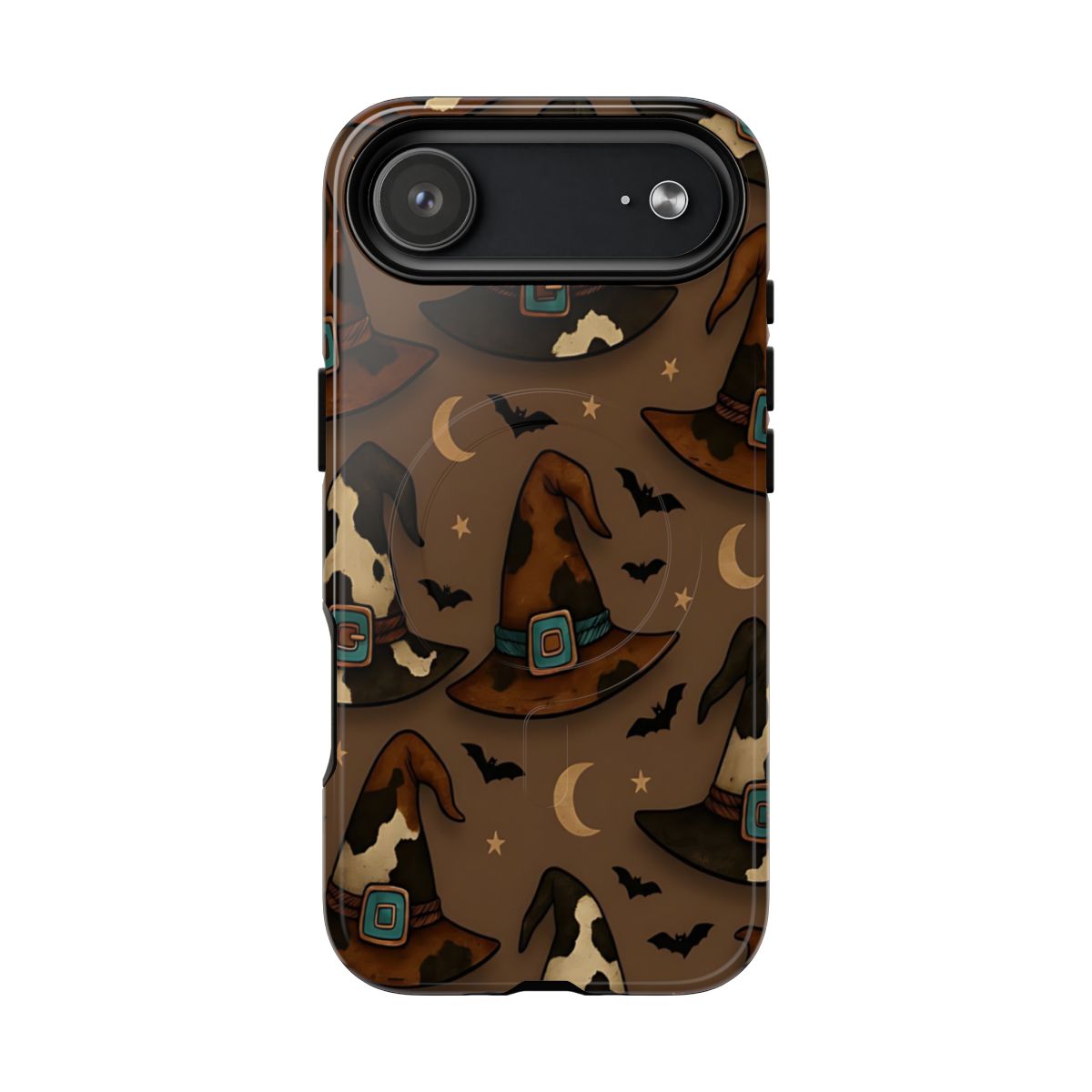 Cowhide Witch Hats Magnetic Case