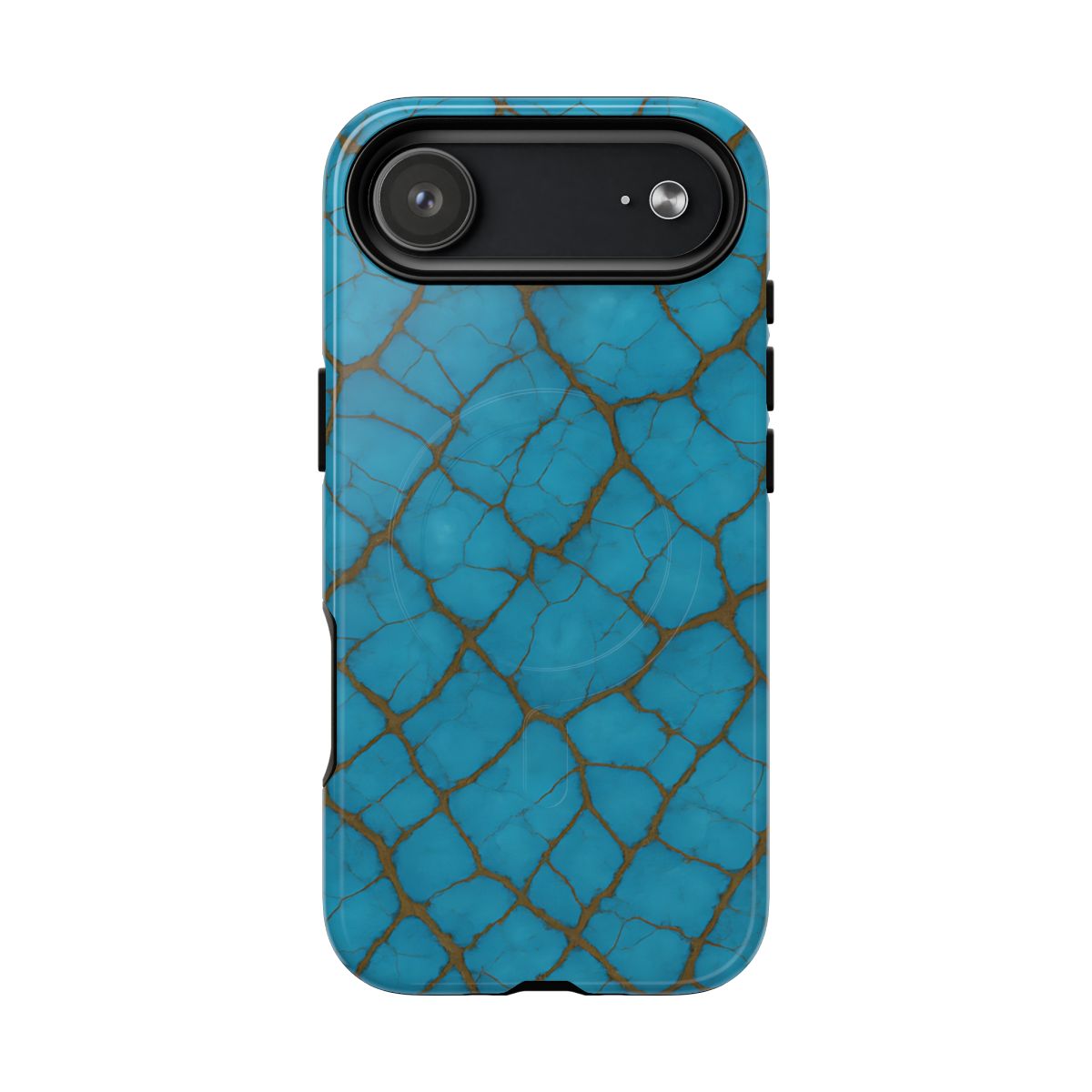 Cracked Turquoise Magnetic Case