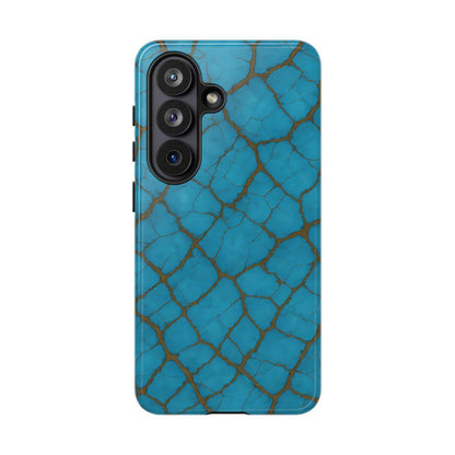 Cracked Turquoise Tough Case