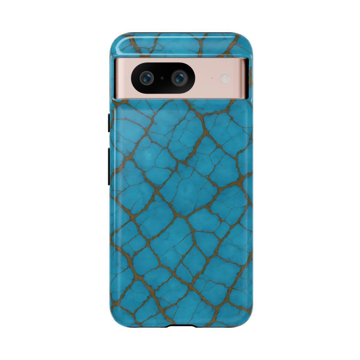 Cracked Turquoise Tough Case