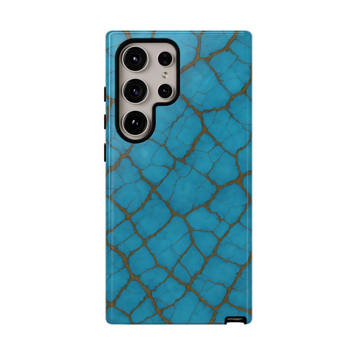 Cracked Turquoise Tough Case