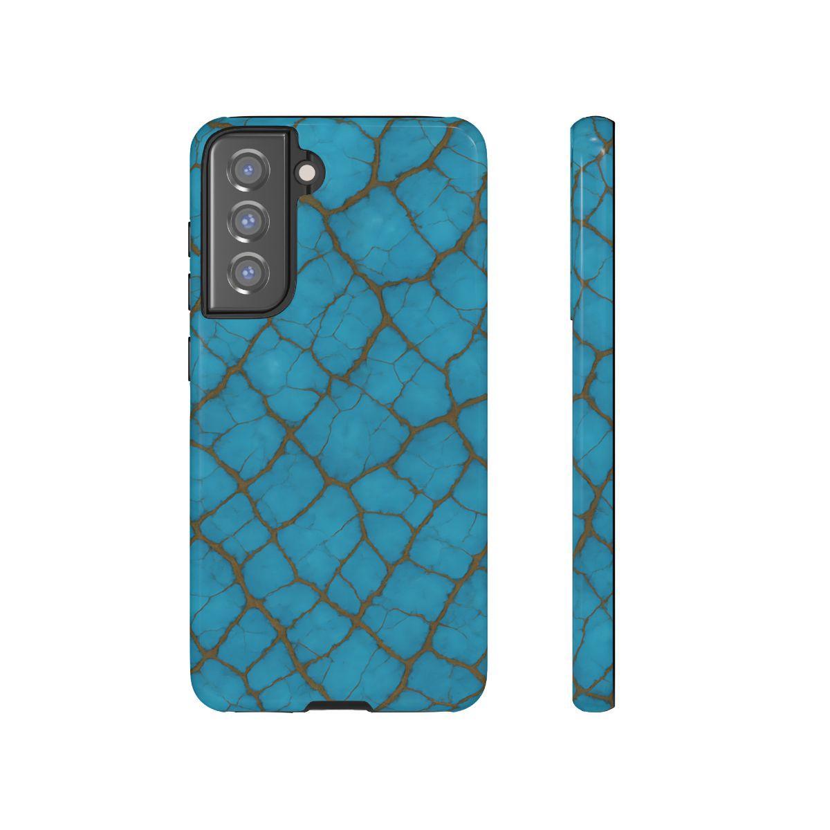 Cracked Turquoise Tough Case