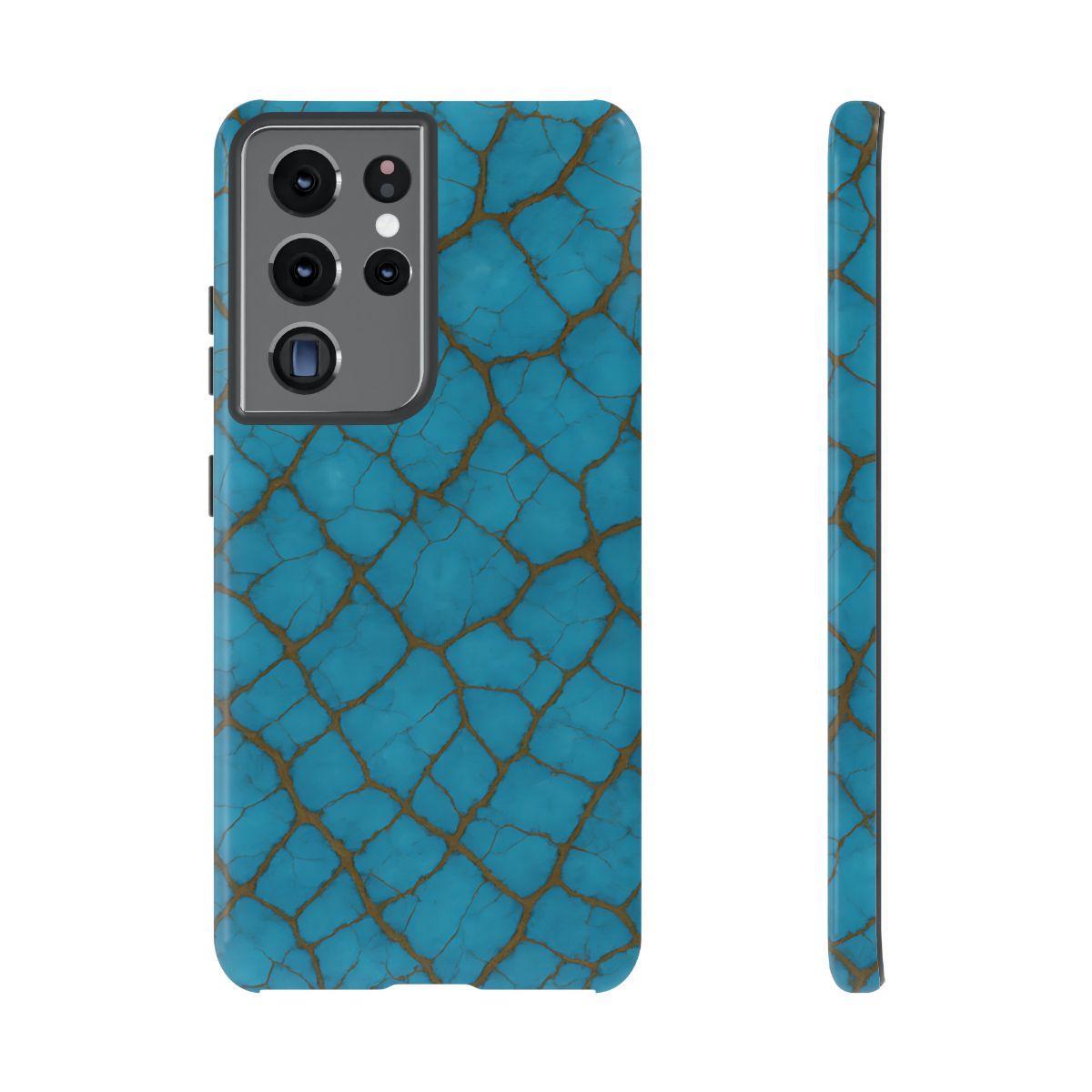 Cracked Turquoise Tough Case