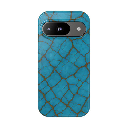 Cracked Turquoise Tough Case