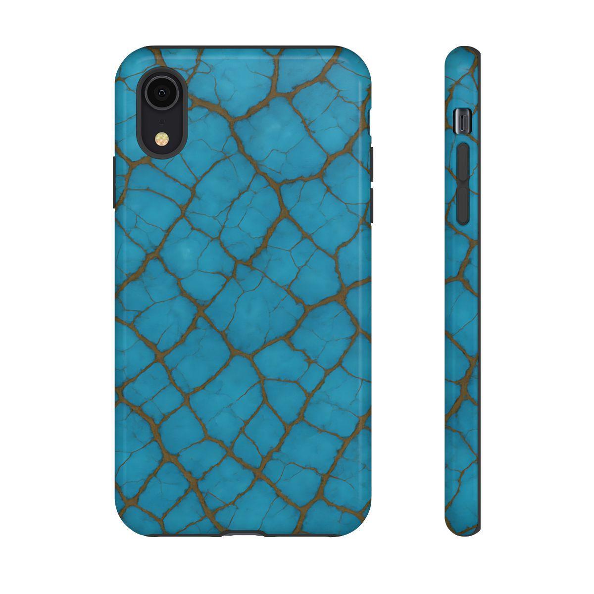 Cracked Turquoise Tough Case
