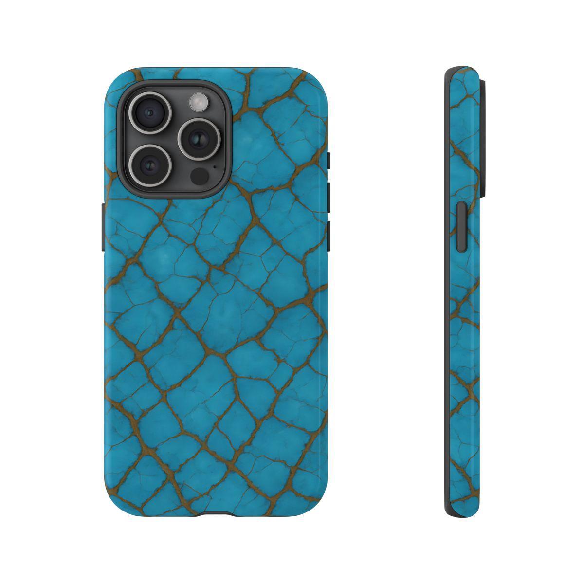 Cracked Turquoise Tough Case