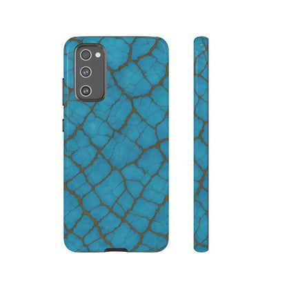 Cracked Turquoise Tough Case