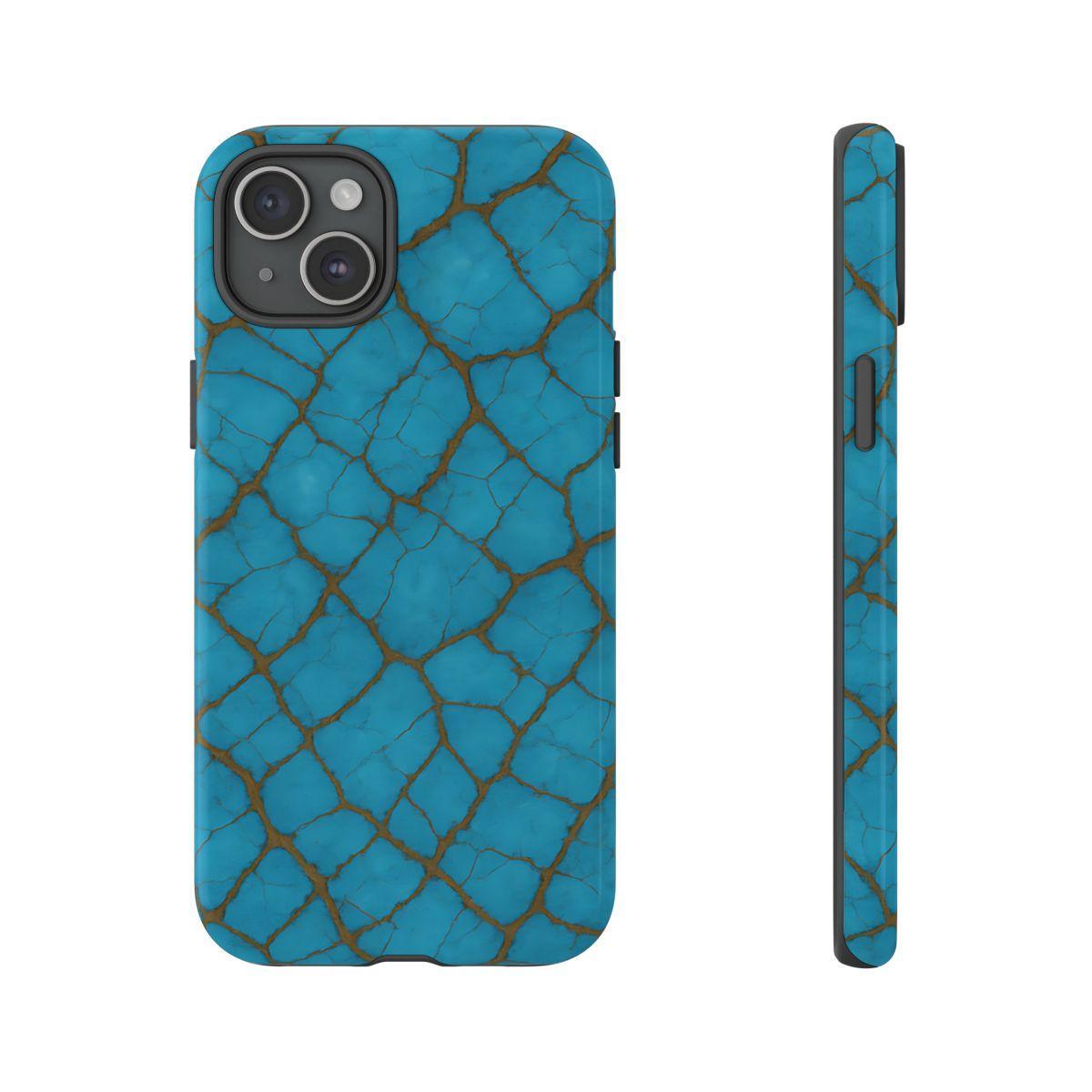 Cracked Turquoise Tough Case