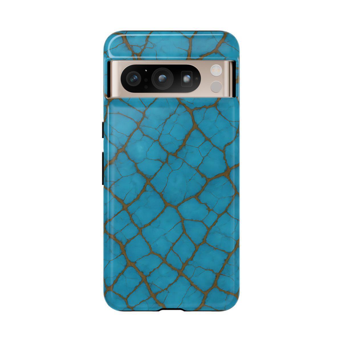 Cracked Turquoise Tough Case