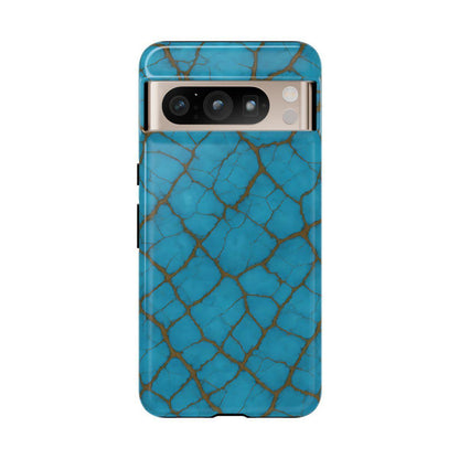 Cracked Turquoise Tough Case