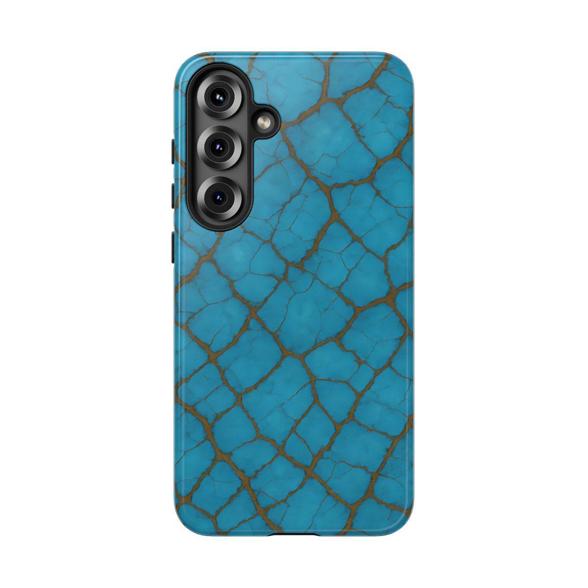Cracked Turquoise Tough Case