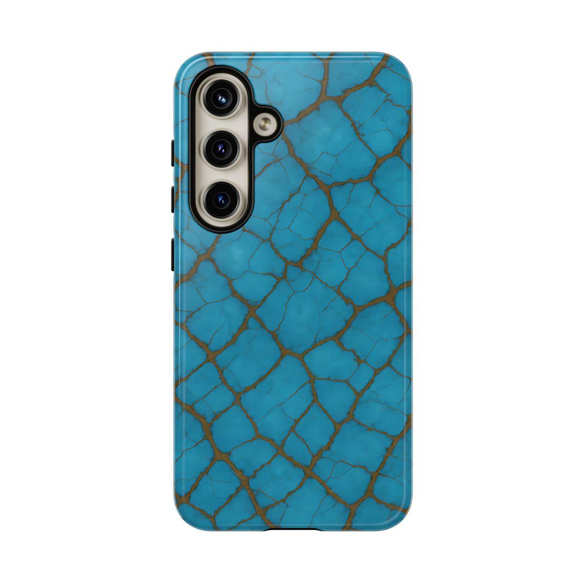 Cracked Turquoise Tough Case