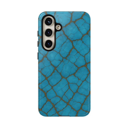 Cracked Turquoise Tough Case