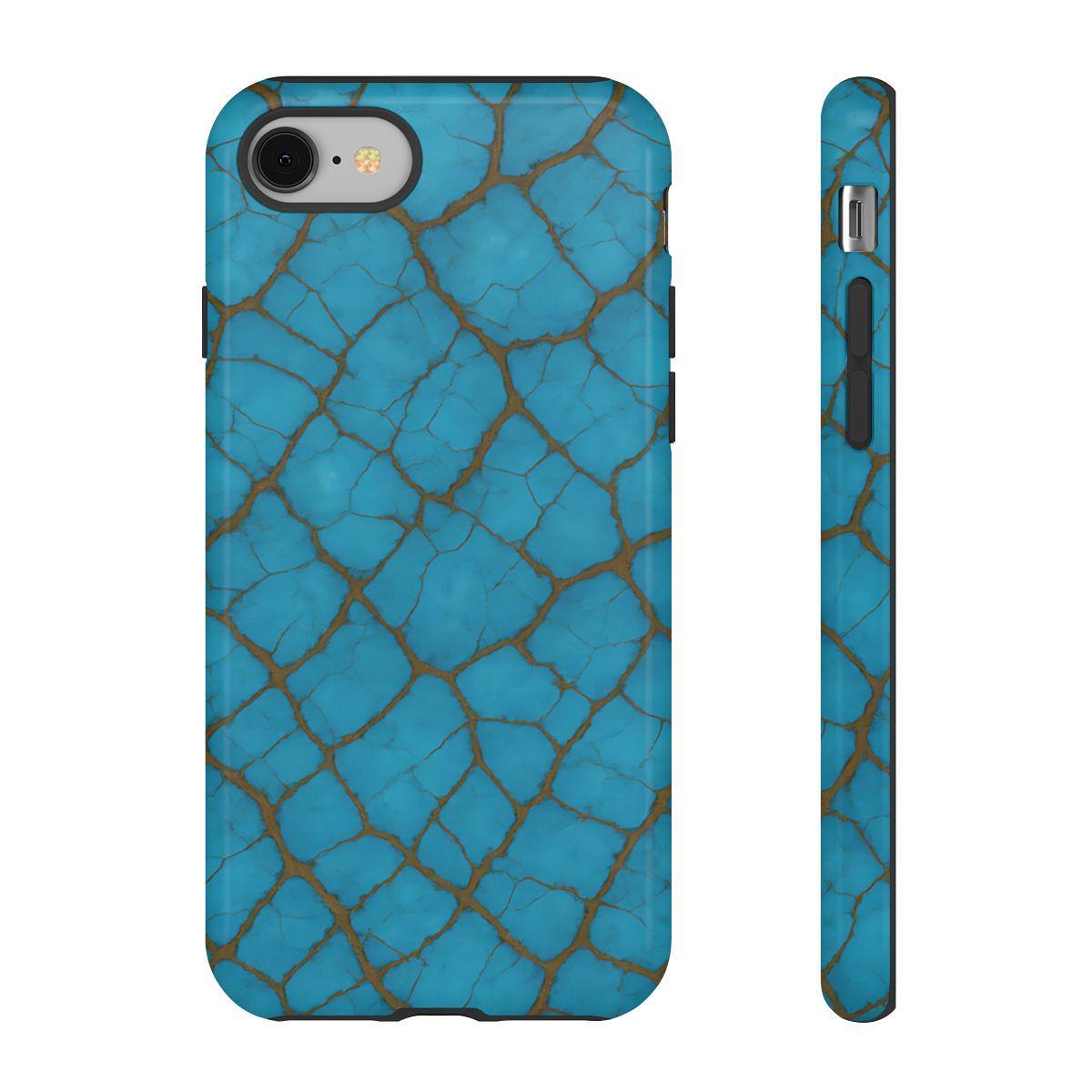 Cracked Turquoise Tough Case