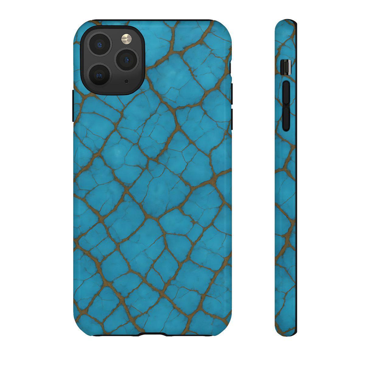 Cracked Turquoise Tough Case