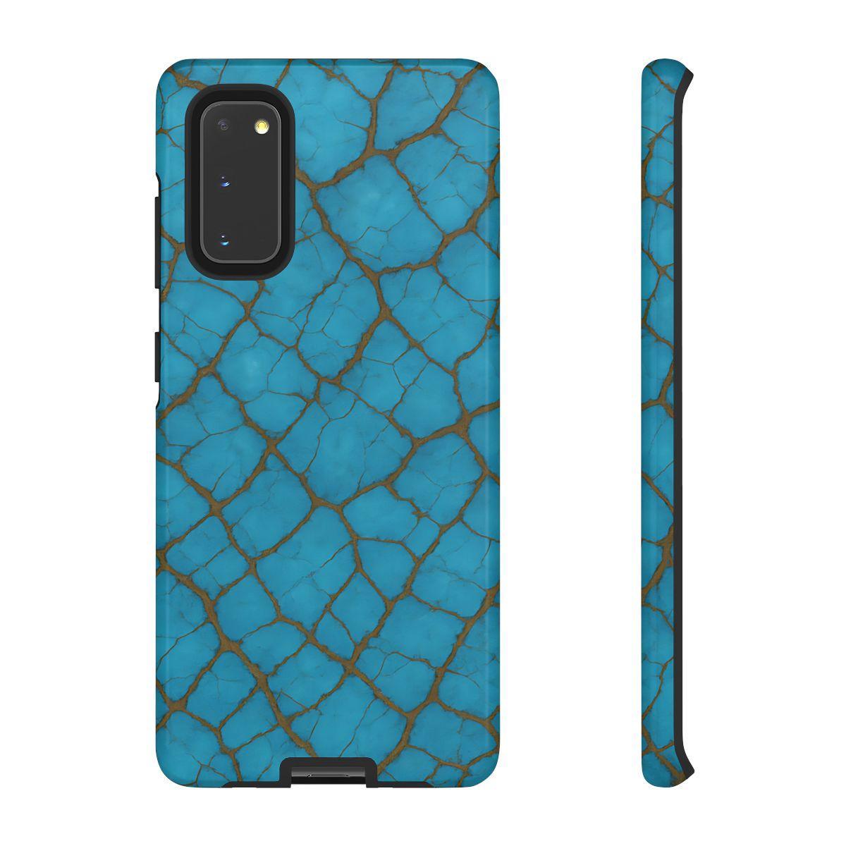 Cracked Turquoise Tough Case