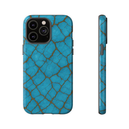 Cracked Turquoise Tough Case