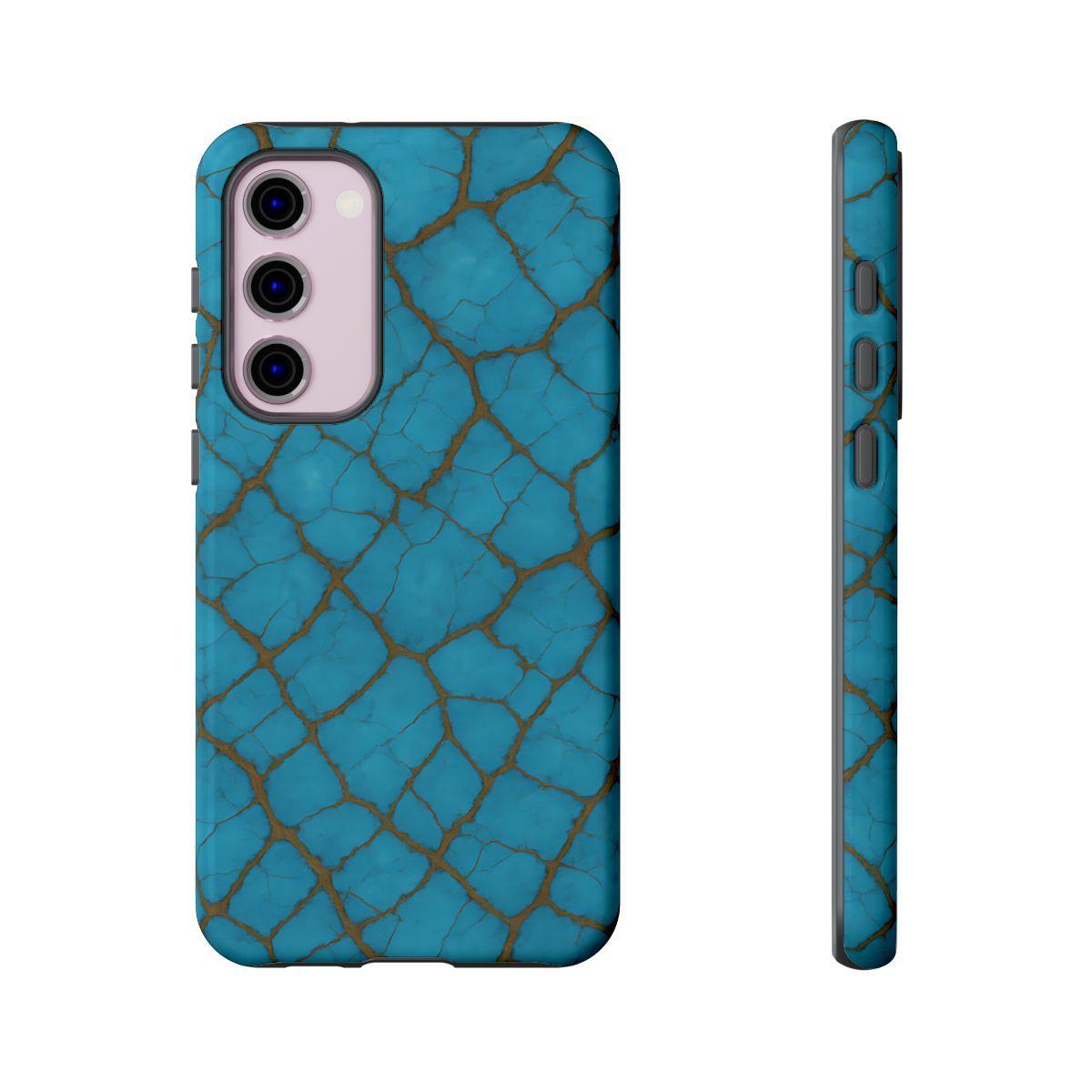 Cracked Turquoise Tough Case