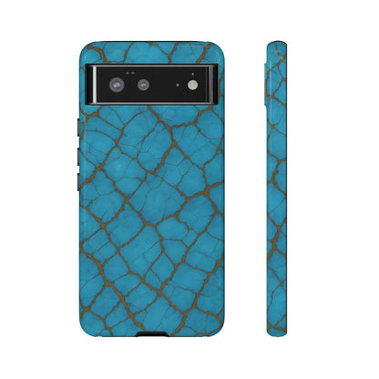 Cracked Turquoise Tough Case