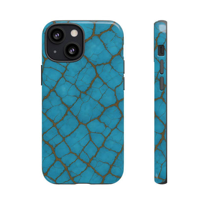 Cracked Turquoise Tough Case
