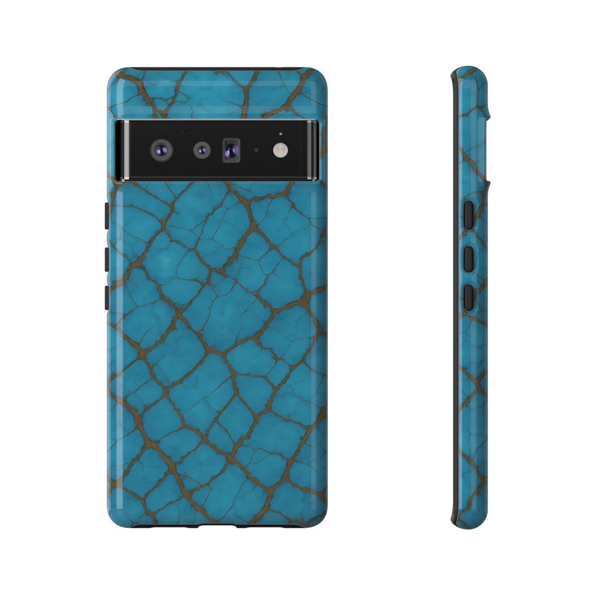 Cracked Turquoise Tough Case