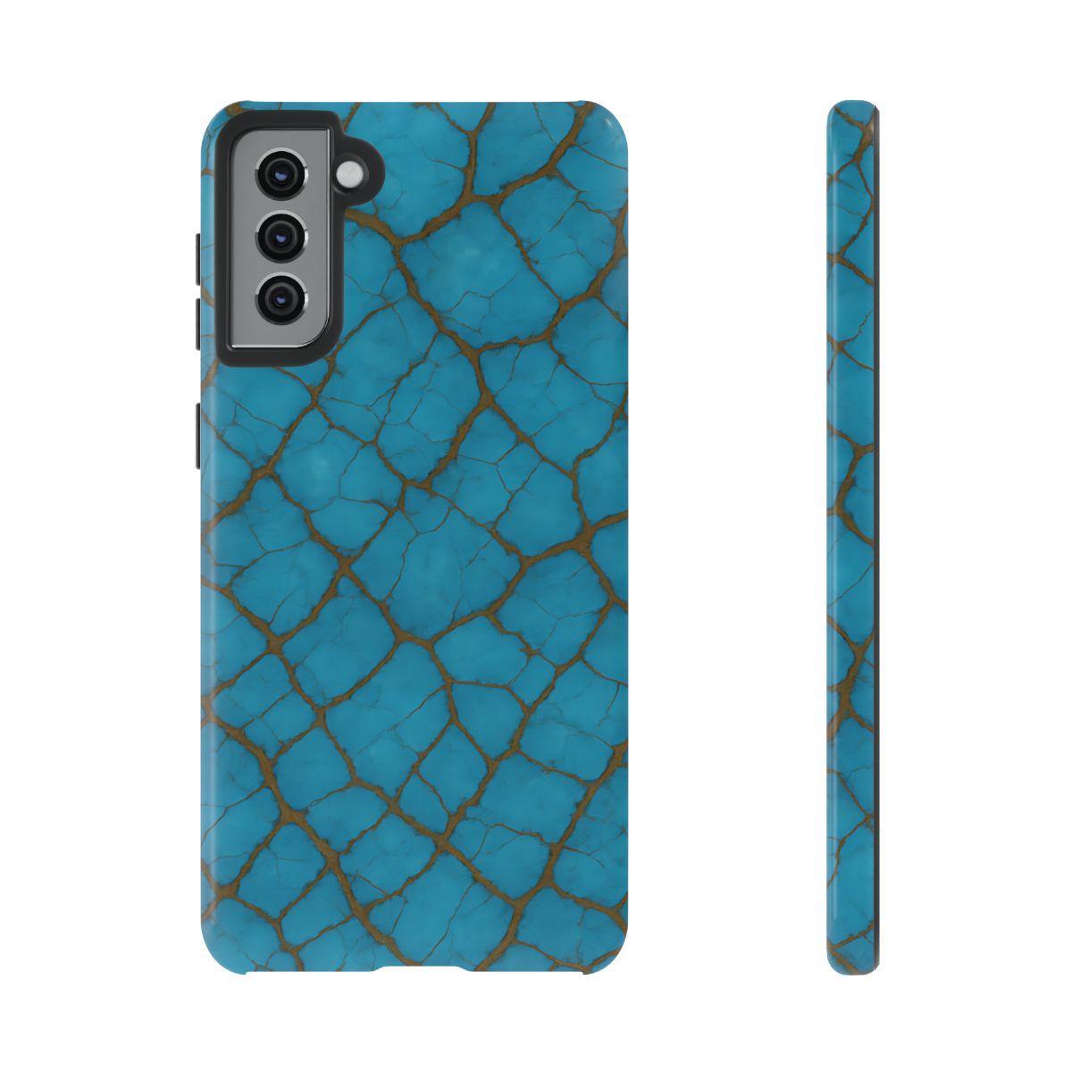 Cracked Turquoise Tough Case